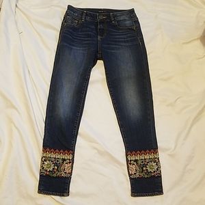 Miss me big girls ankle skinny jeans